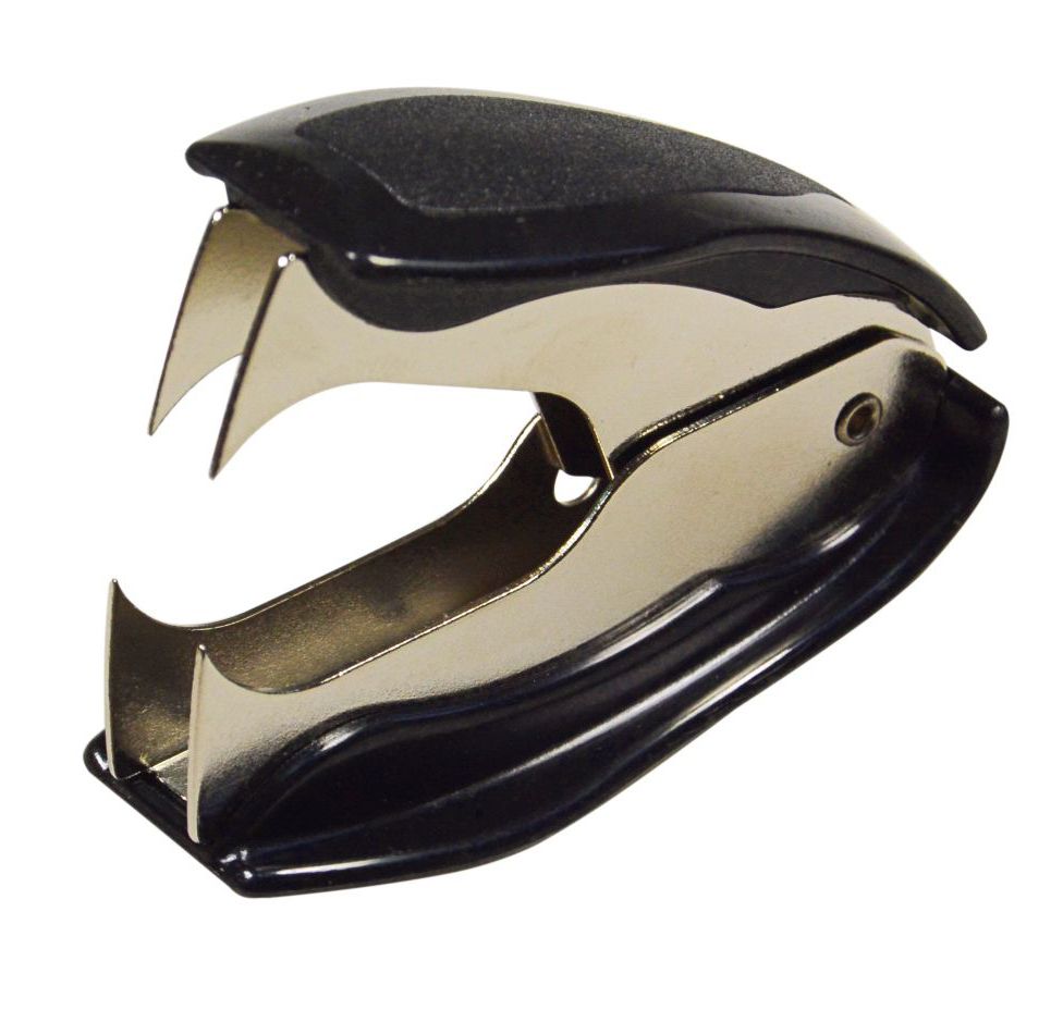 Антистеплер "Erich Krause" черный с фиксатором /48/