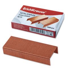 Скобы №10 "Erich Krause" омедненные /20/