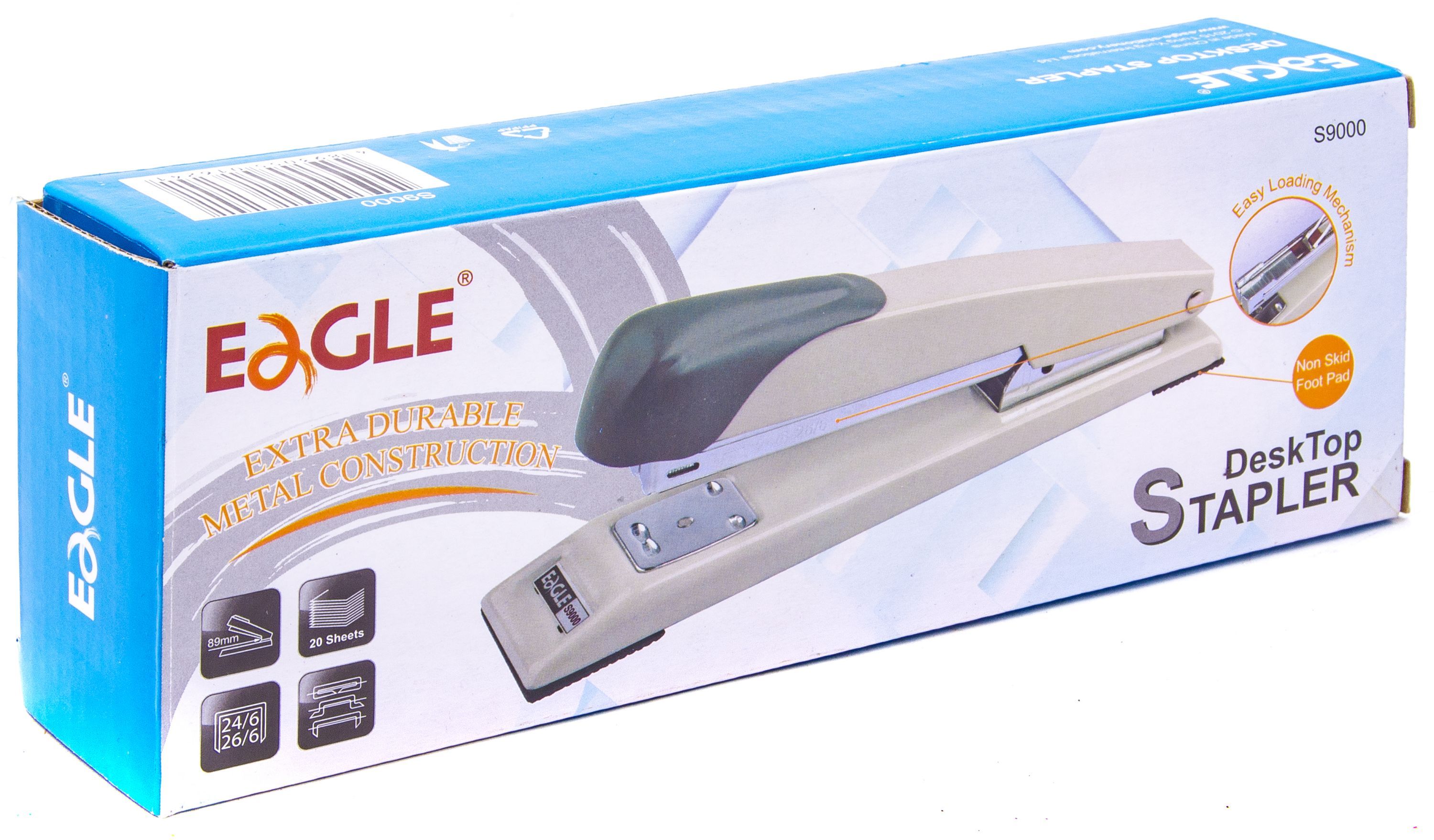 Степлер 24/6 до 20л. "EAGLE" /12/