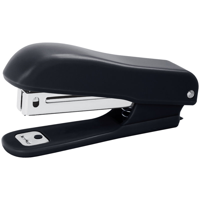 Степлер 10 до 12л. OfficeSpace пластиковый корпус, черный/12/