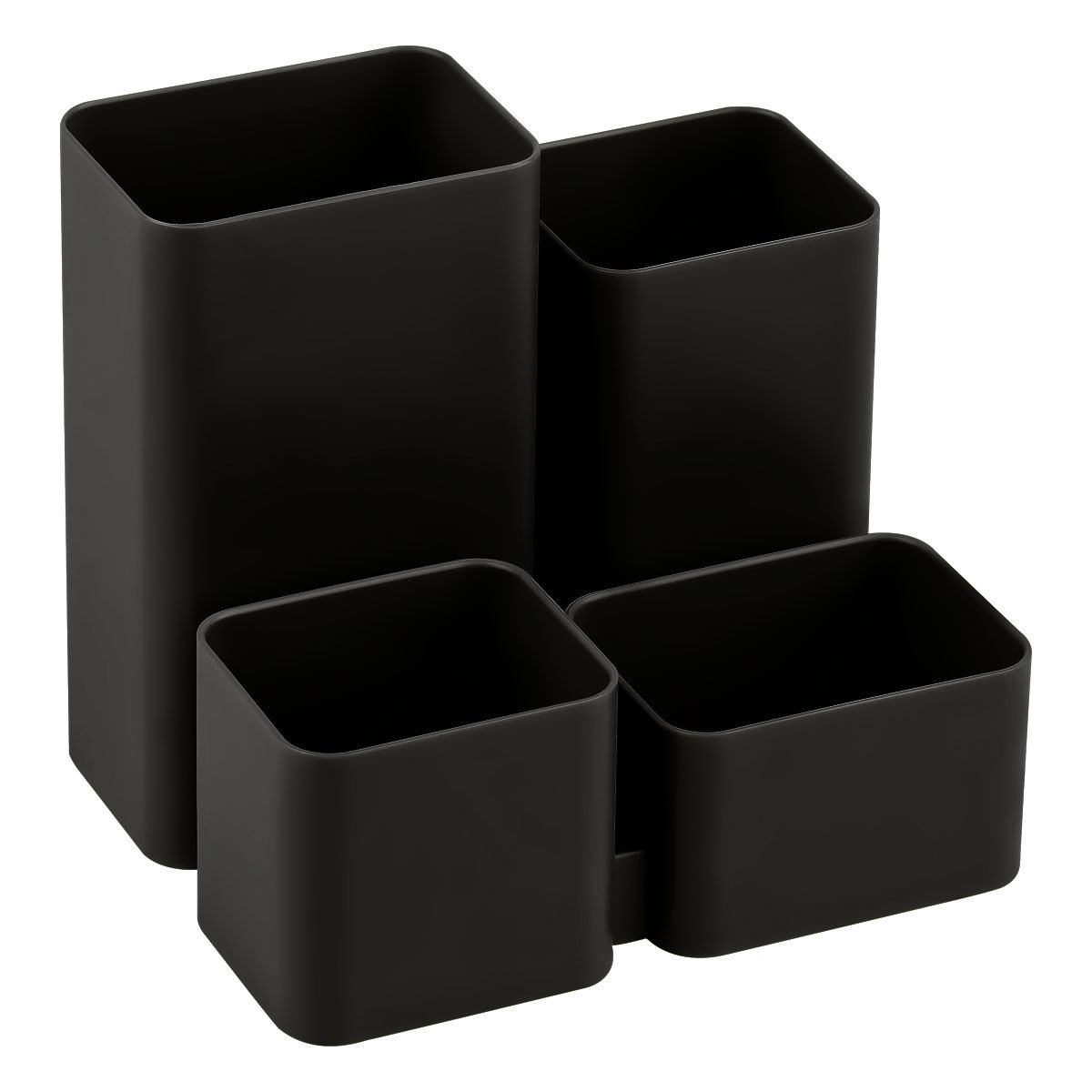 Подставка для канцелярских принадлежностей "Юниор" черная /15/