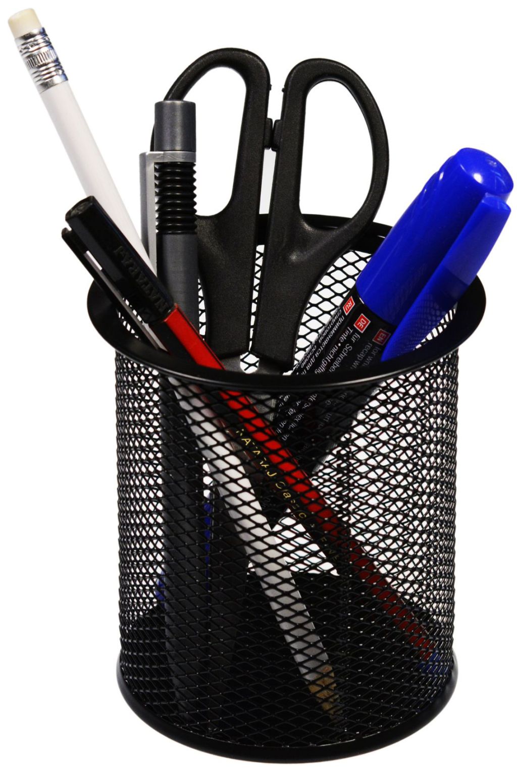 Подставка для канцелярских принадлежностей "Erich Krause" круглая черная /12/