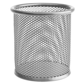 Подставка для канцелярских принадлежностей "Erich Krause" круглая серая /12/