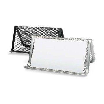 Подставка для визитных карточек "Erich Krause" серая /24/