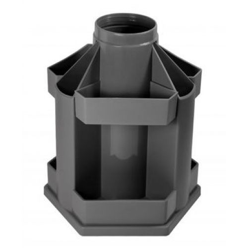 Подставка для канцелярских принадлежностей "Maxi Desk" серая /6/