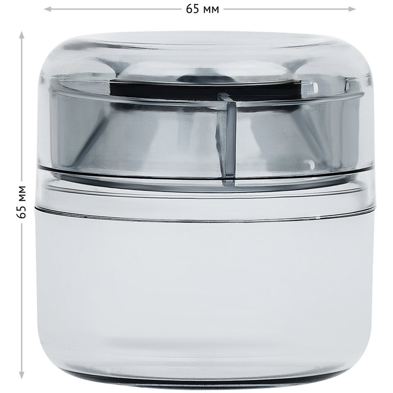 Скрепочница магнитная "OfficeSpace " без скрепок тонированная /12/