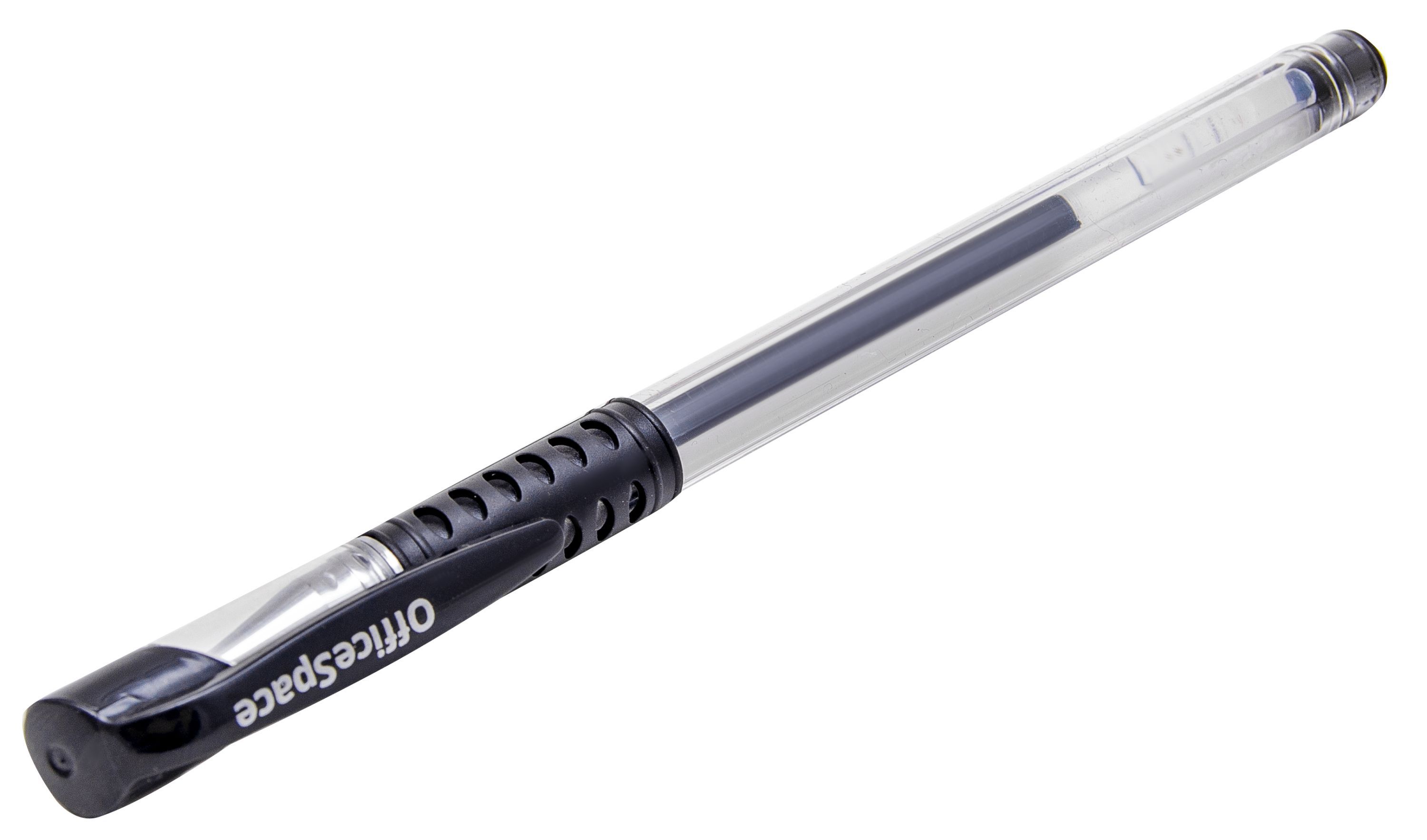 Ручка гелевая черная "OfficeSpace" 0.5мм. /12/