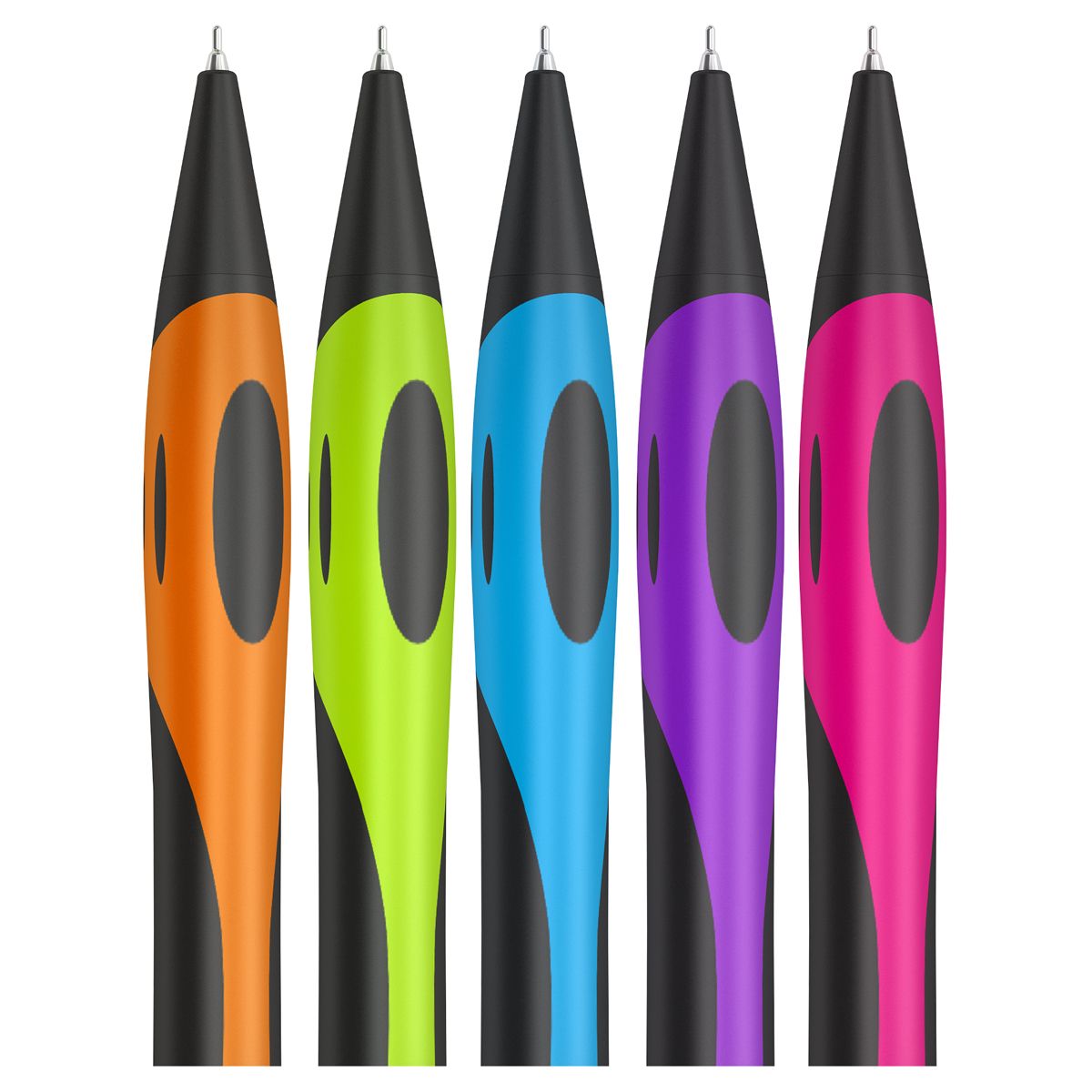 Ручка шариковая автоматическая синяя Berlingo "ColorZone" 0,7мм. /20/