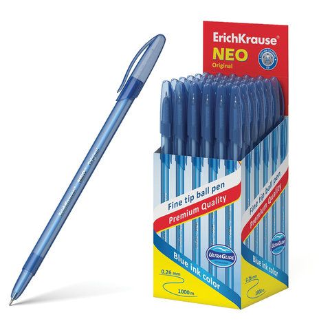 Ручка шариковая синяя Erich Krause "Neo® Original" /50/