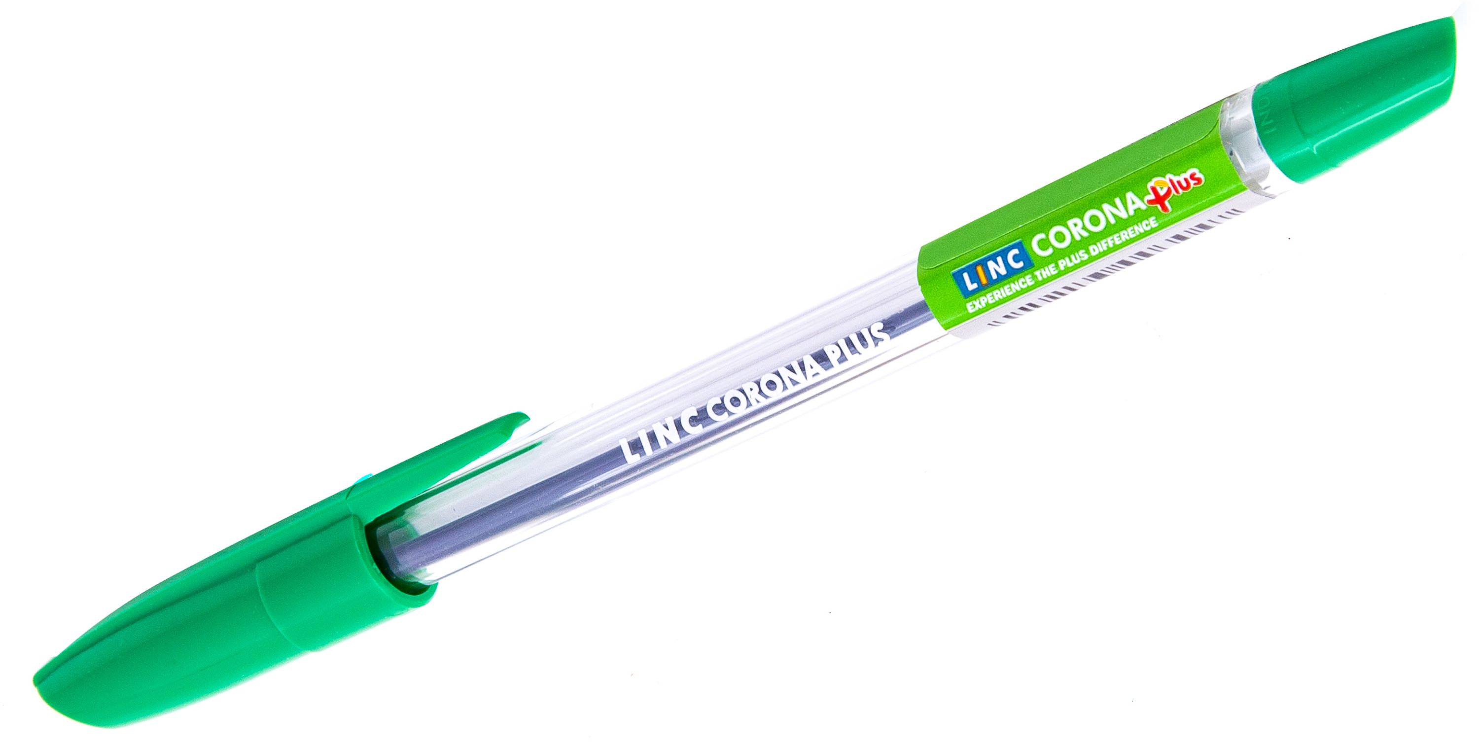 Ручка шариковая зеленая Linc "Corona plus" 0,7мм. /50/