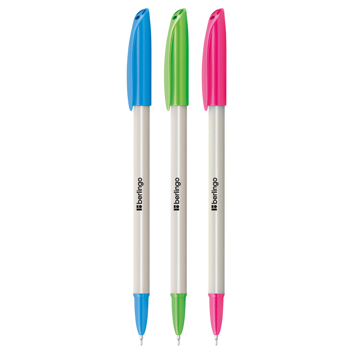 Ручка шариковая синяя Berlingo "Perlamutik" /50/