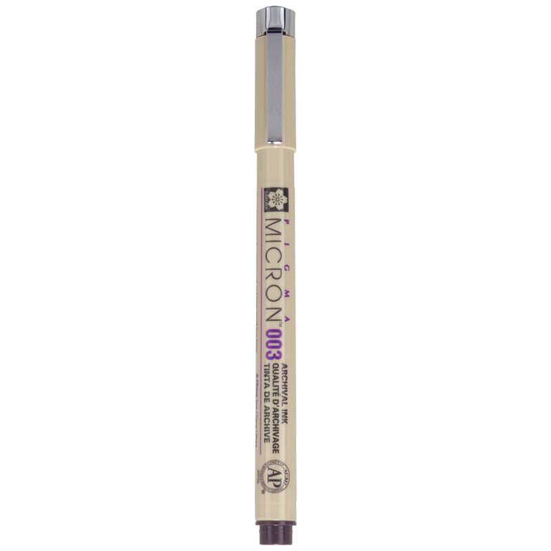 Ручка капиллярная черная "Pigma Micron" 0,15мм /12/