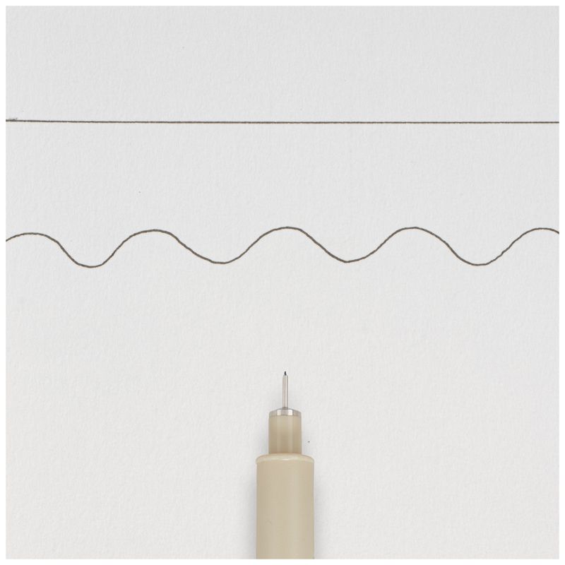 Ручка капиллярная черная "Pigma Micron" 0,15мм /12/