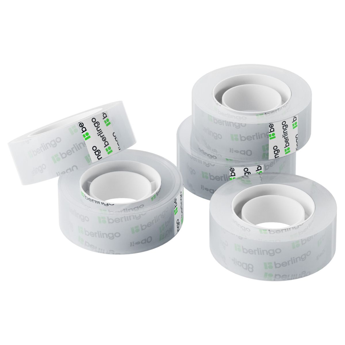 Клейкая лента 19мм х 33м прозрачная "Berlingo" /8/480/