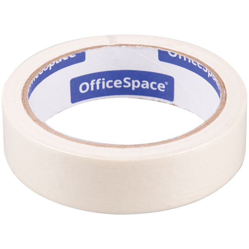 Клейкая лента 25мм 25м "OfficeSpace" малярная /1/