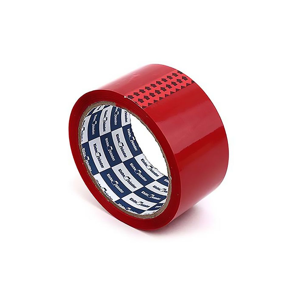 Клейкая лента 50мм х 57м красная /6/36/