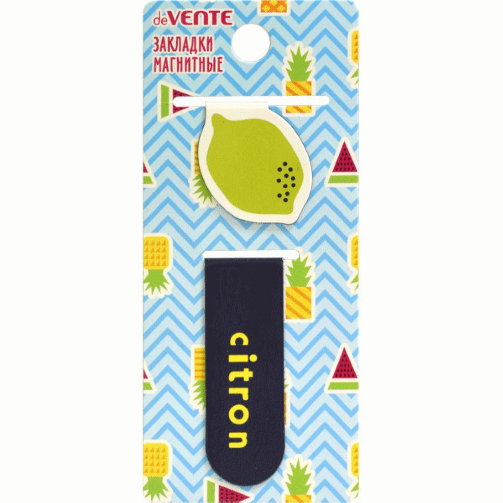 Закладки магнитные "deVENTE. fruits" в наборе 2шт. /75/