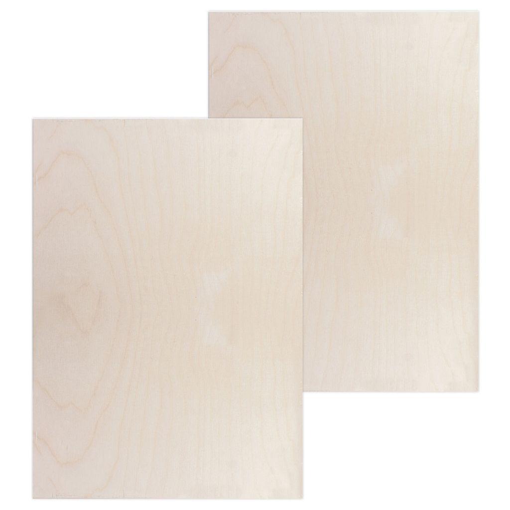 Заготовки из дерева для выжигания, выпиливания, росписи, А4, набор 2 шт /1/