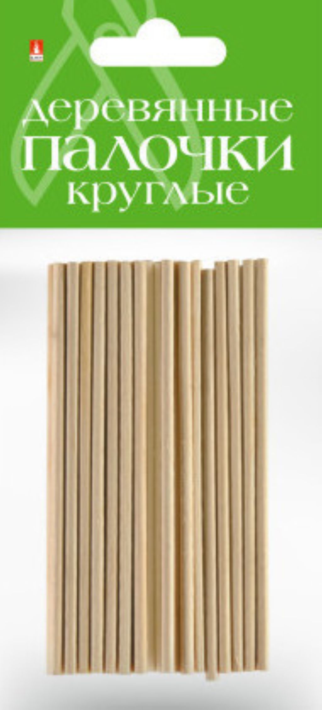 Заготовки из дерева "Палочки круглые" в наборе 25шт. 10см/10/