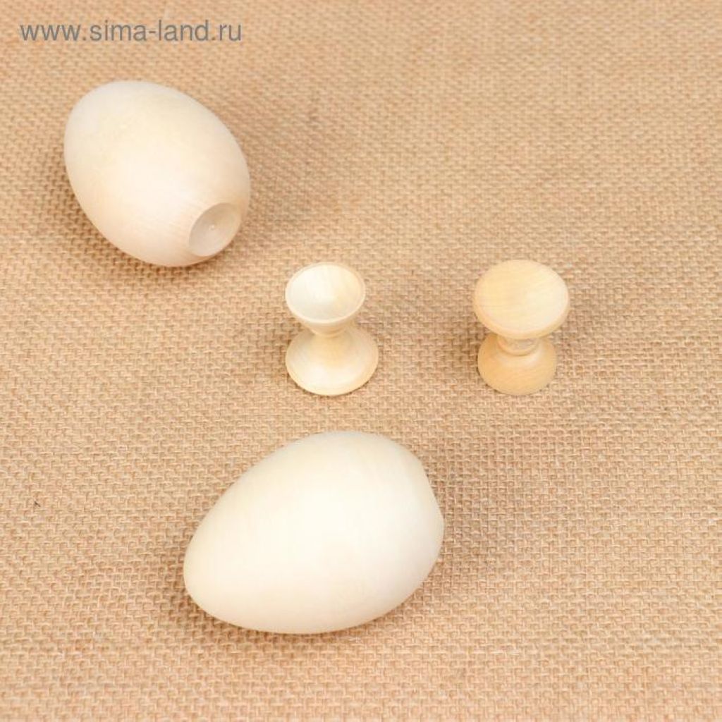 Заготовки из дерева "Яйцо" 7,5см /2/
