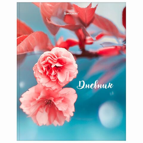 Дневник для старших и средних классов "Цветы"