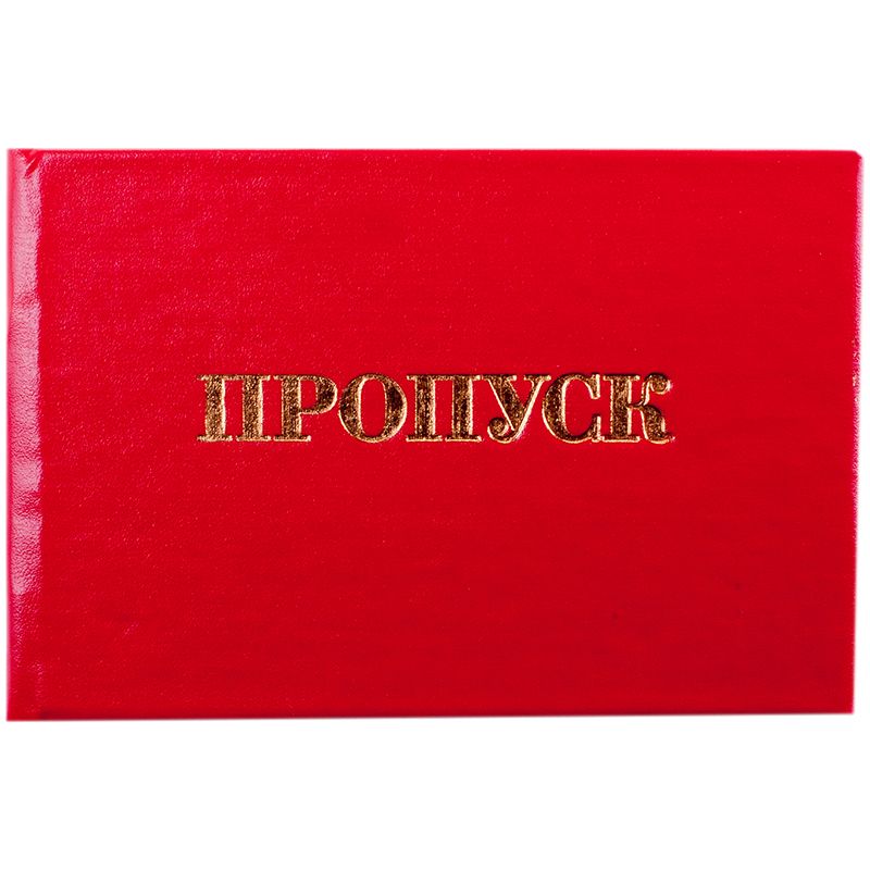 Бланк документа "Пропуск" /50/