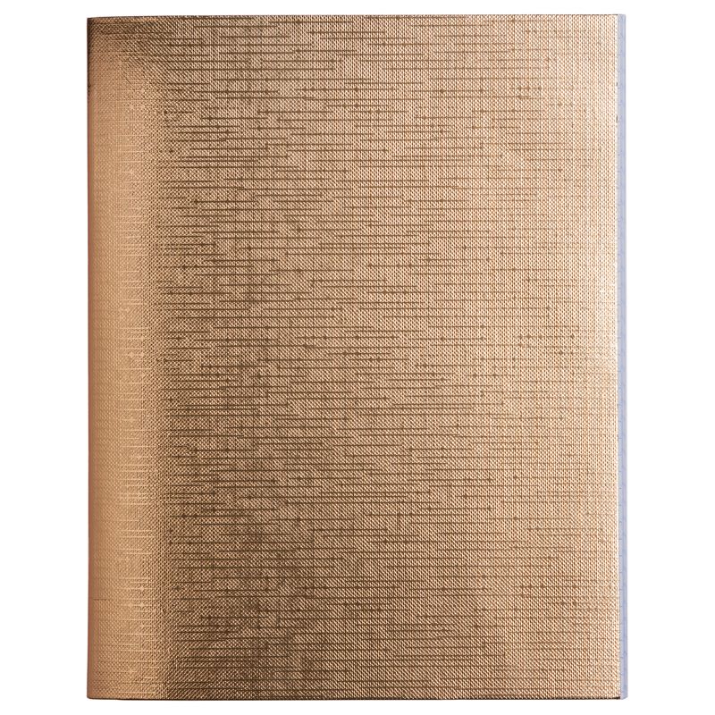 Тетрадь  96л. А5 клетка "Золото" бумвинил на скобе /56/