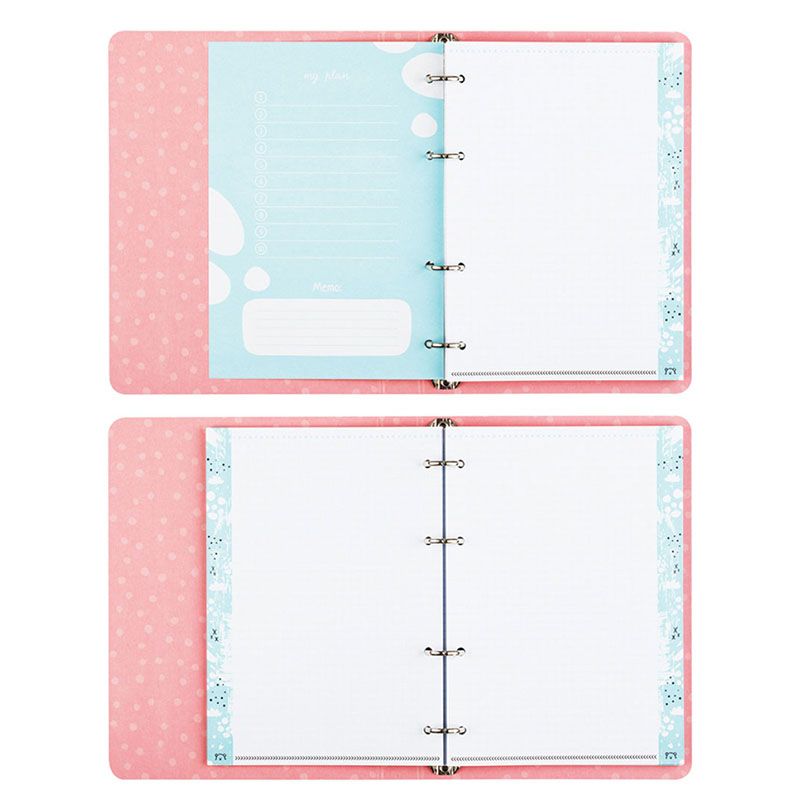 Тетрадь 120л. А5 на кольцах MESHU "Flower Story" /10/