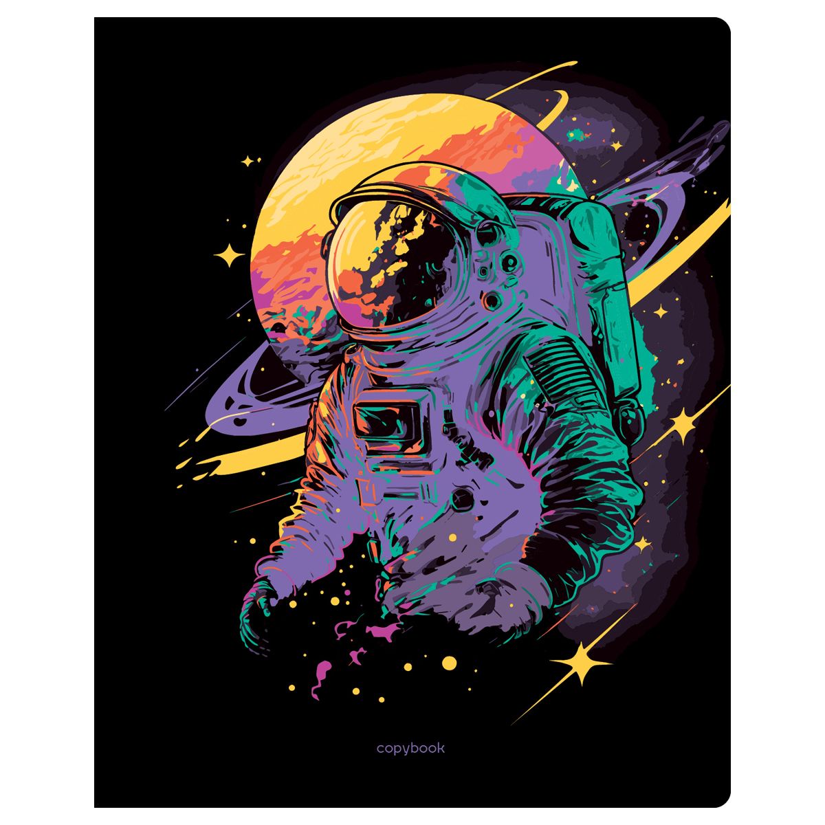 Тетрадь  48л. А5 клетка "Просторы вселенной"  /4/56/