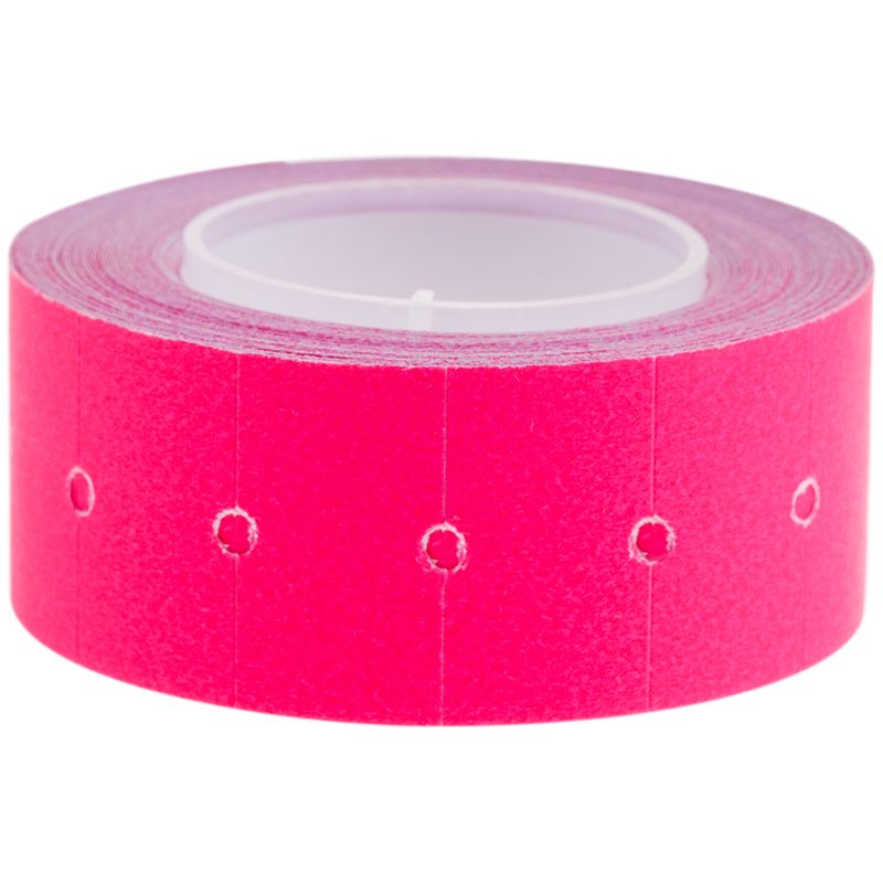 Этикет-лента 21х12мм "OfficeSpace" 500шт. рулон малиновая /10/