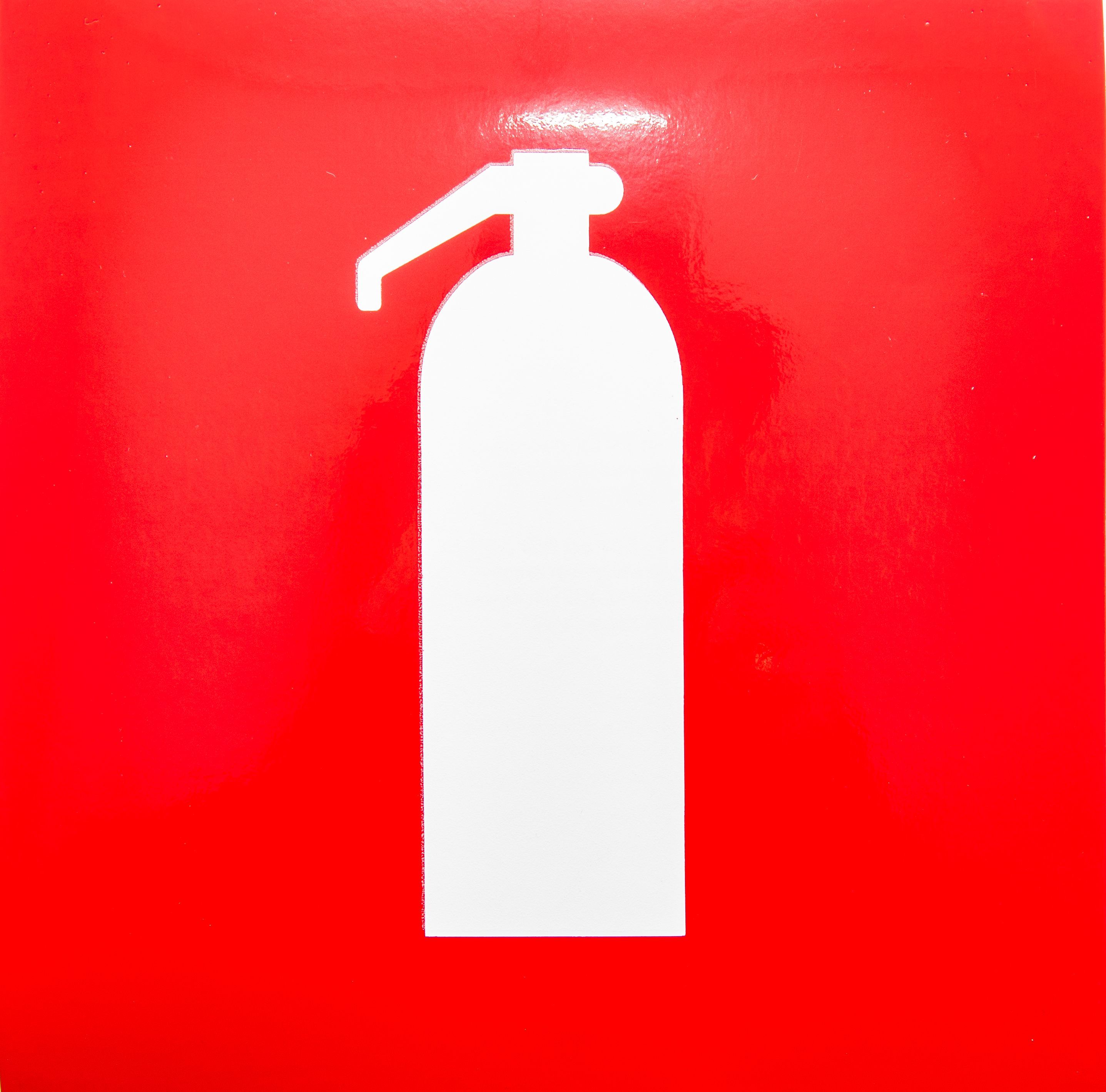 Знак пожарной безопасности "Огнетушитель" 20 х 20см. /1/