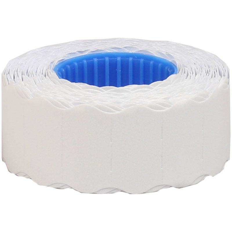 Этикет-лента 22х12мм "OfficeSpace" 800шт. рулон волна, белая /10/