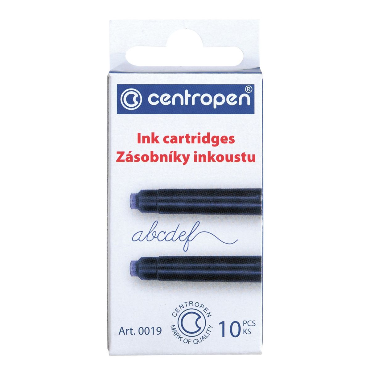 Картридж чернильный Centropen 10шт./уп. синий /50/