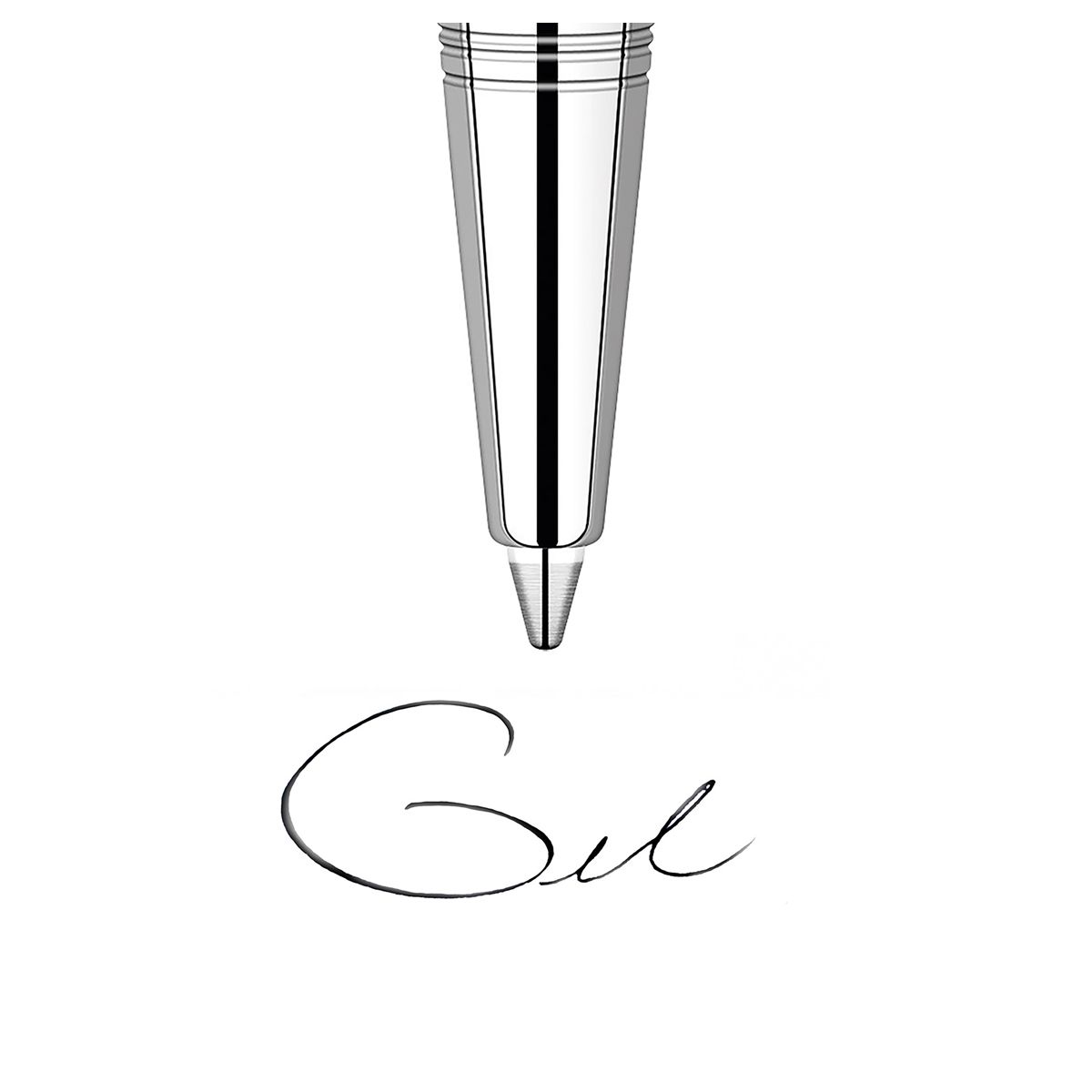 Стержень гелевый Parker "Gel Ball Point" черный, 98мм, 0,7мм