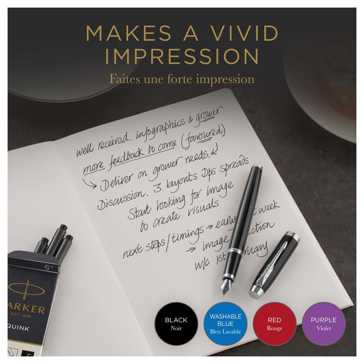 Картридж чернильный Parker "Cartridge Quink Mini" черный 6шт.уп. /1/