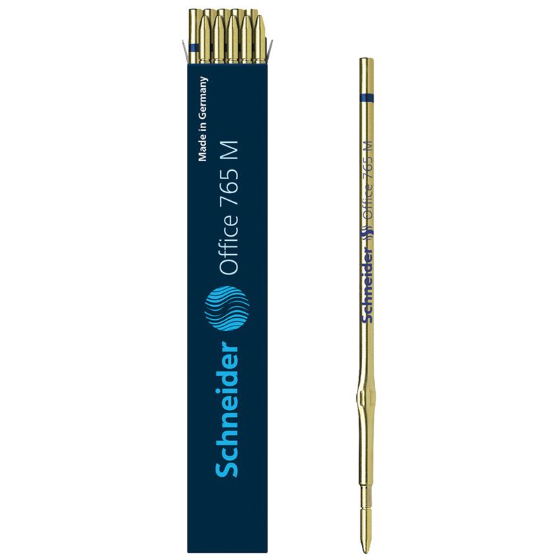Стержень шариковый "Schneider "Office 765" синий, 107мм, 1,0мм /10/