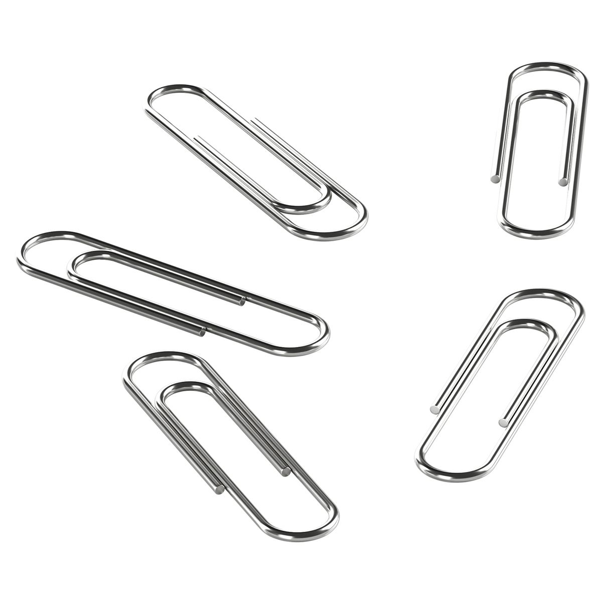 Скрепки 32мм "Berlingo" 100шт. никелированные /10/