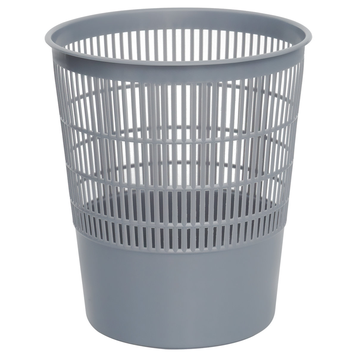 Корзина для бумаг 18л "СТАММ" серая /11/