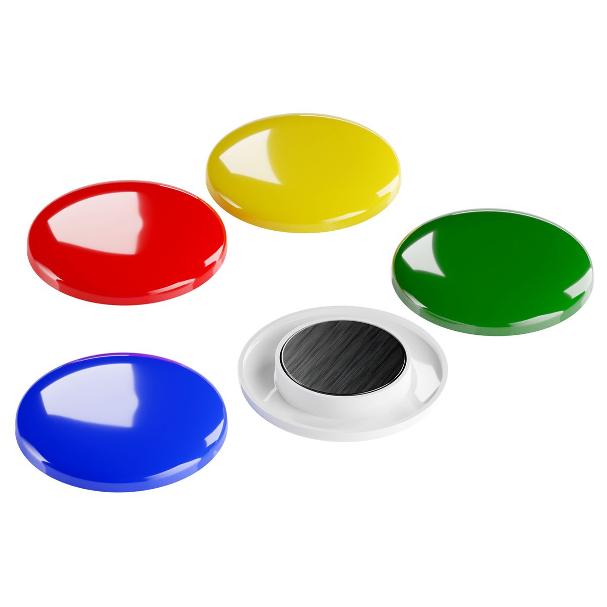 Магниты для доски 30мм "Berlingo" 5шт. ассорти /6/24/