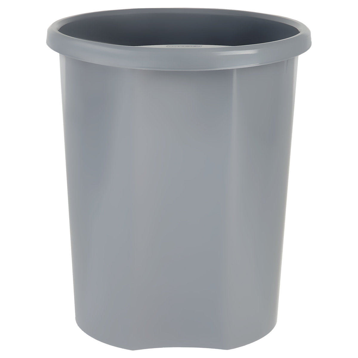 Корзина для бумаг 12л "СТАММ" серая /10/