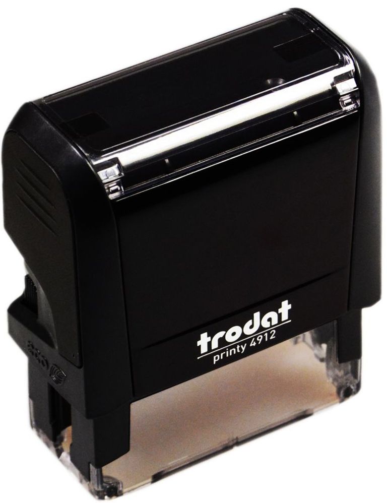 Оснастка для штампа оттиск 47х18мм TRODAT (4912) чёрная /1/
