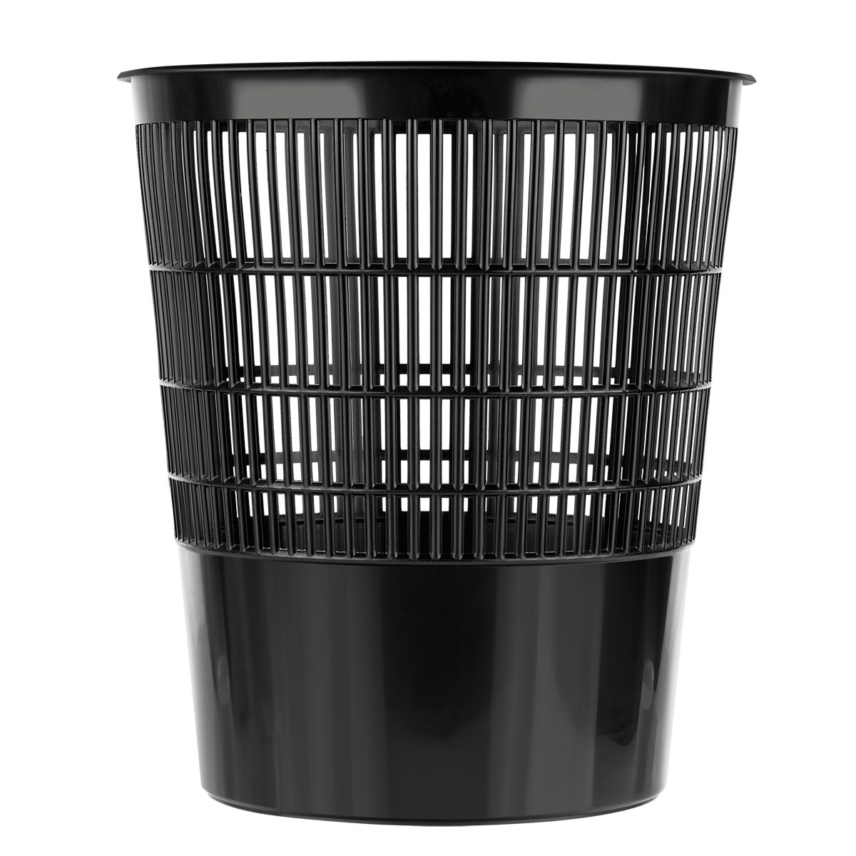 Корзина для бумаг 18л "СТАММ" черная /11/