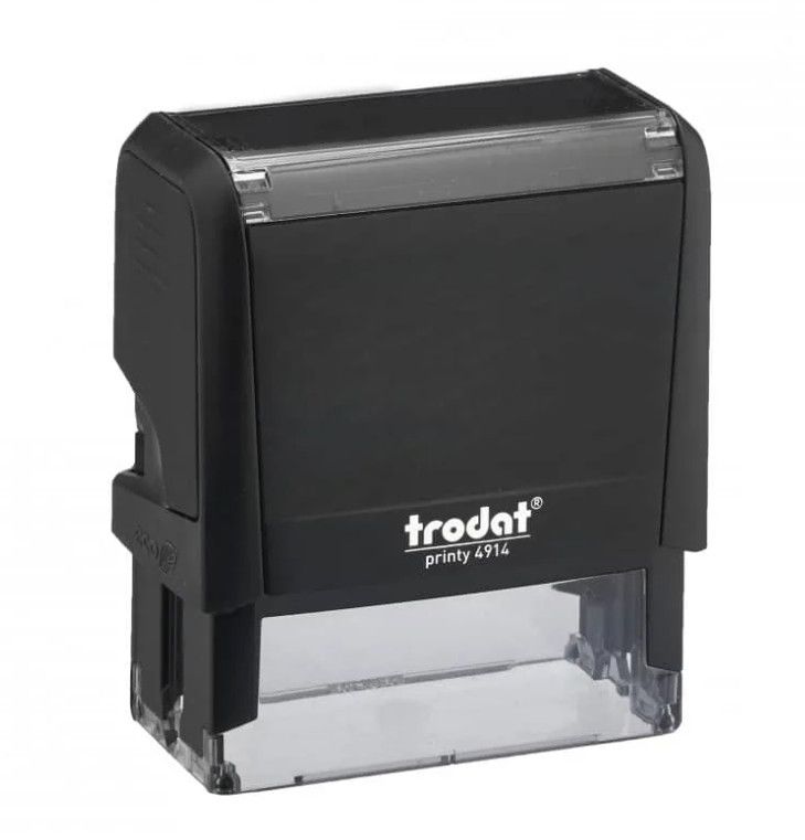 Оснастка для штампа оттиск 64х26мм TRODAT (4914) черная /1/