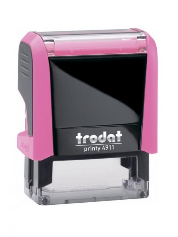 Оснастка для штампа оттиск 38х14мм TRODAT (4911) розовый /1/