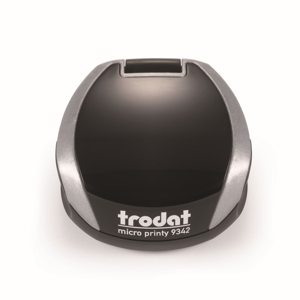 Оснастка для карманного штампа TRODAT "Micro PRINTY" 9342 серебро, подушка синяя /1/