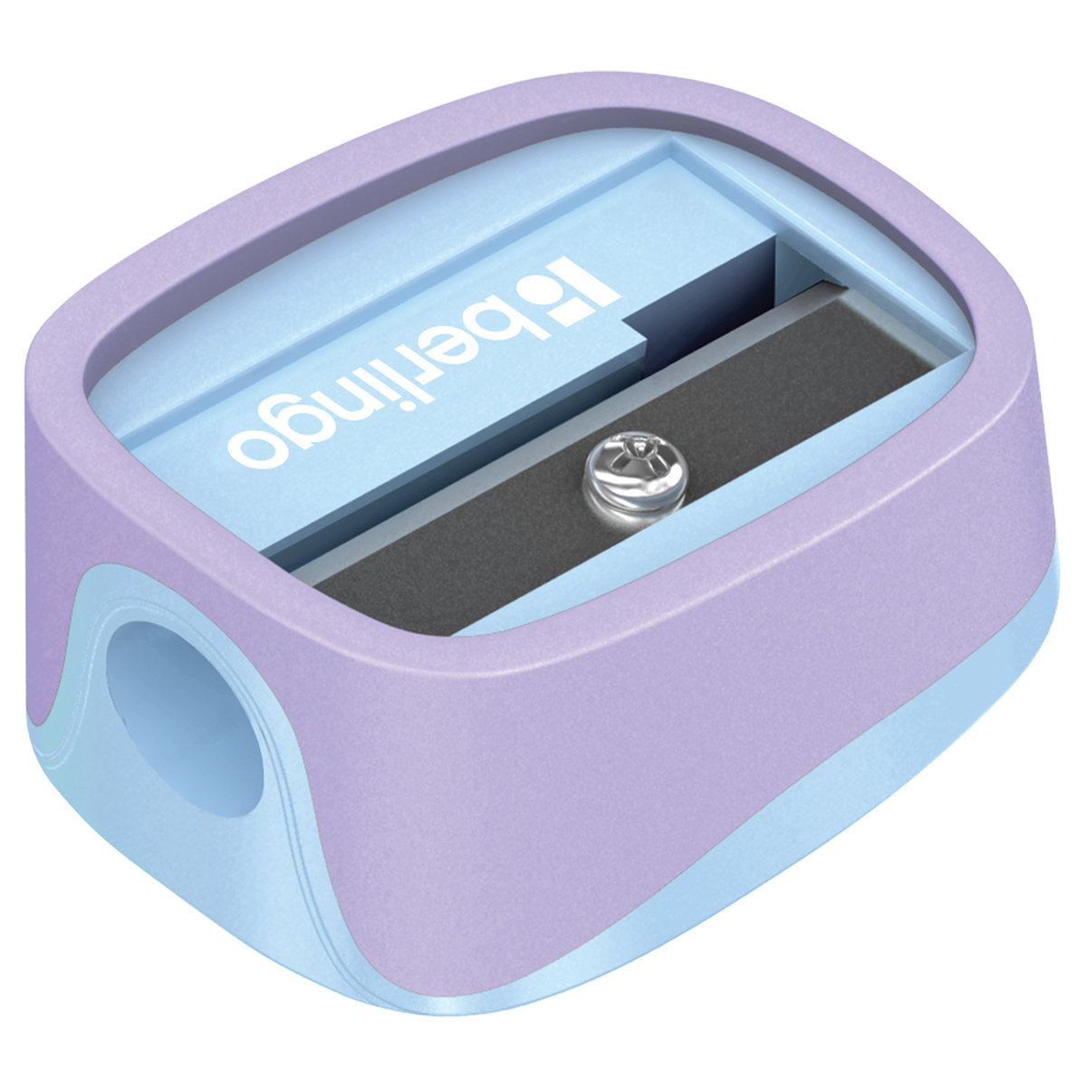 Точилка "Berlingo "Haze" на 1 отверстие ассорти /56/