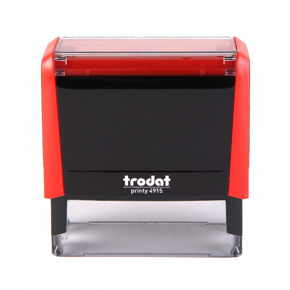 Оснастка для штампа оттиск 70х25мм TRODAT (4915) красная /1/