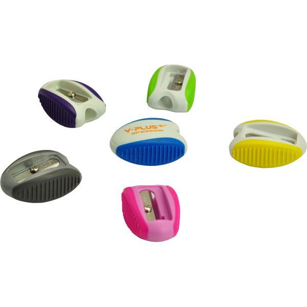 Точилка Y-PLUS "Speeder" на 1 отверстие ассорти /36/