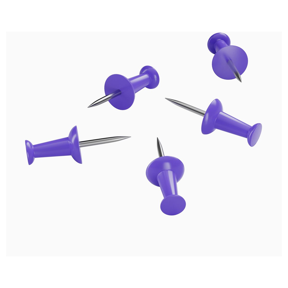 Кнопки  50шт. "Berlingo" силовые фиолетовые /24/