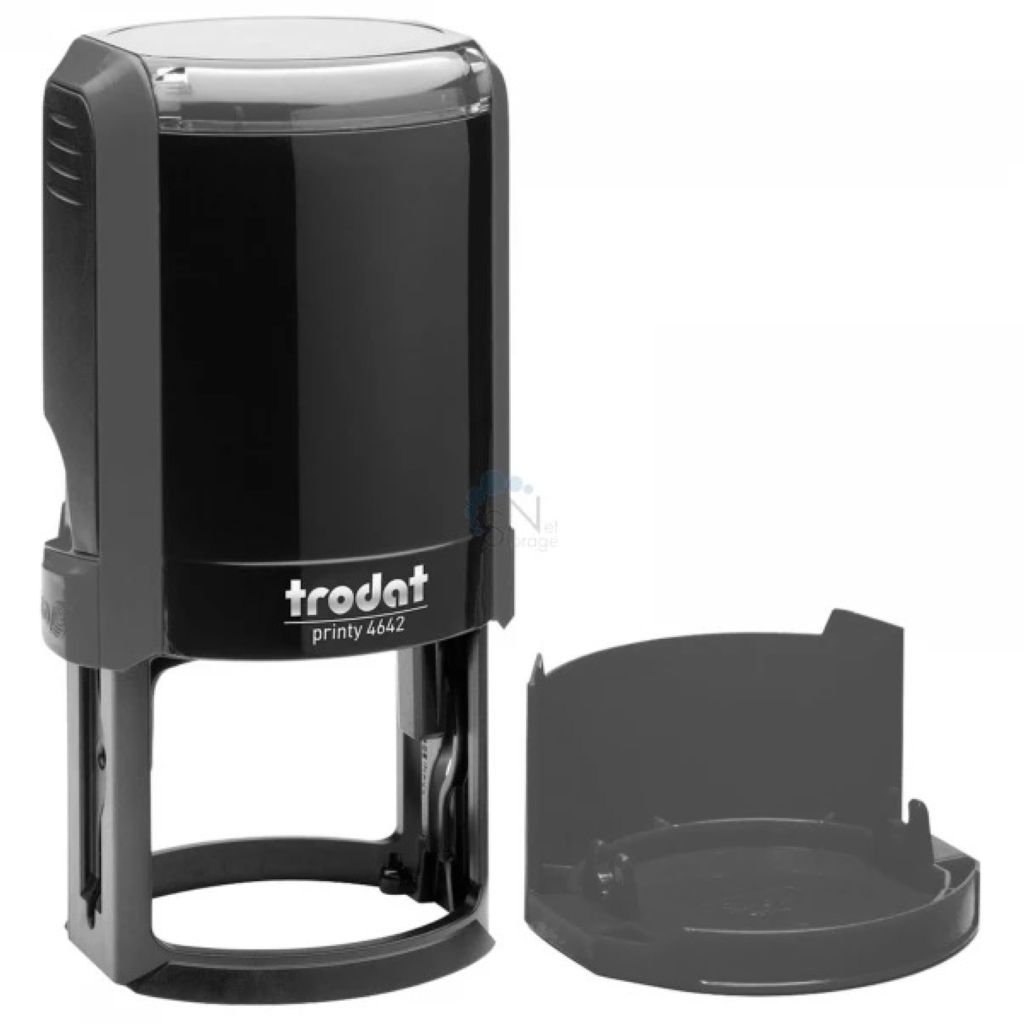 Оснастка для печати оттиск D=42мм TRODAT (4642) серая /1/